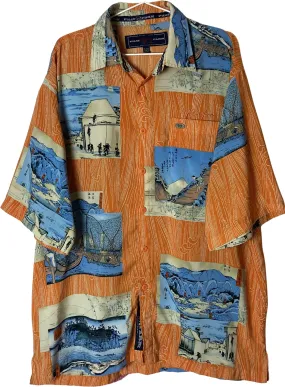 00s 'izumi' Lounge Shirt By Phat Farm Nyc