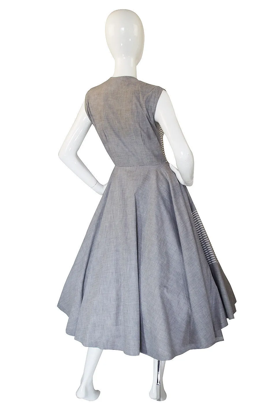 1950s Sweet Rick Rack Sun Dress