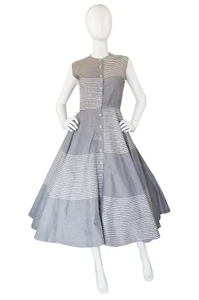 1950s Sweet Rick Rack Sun Dress