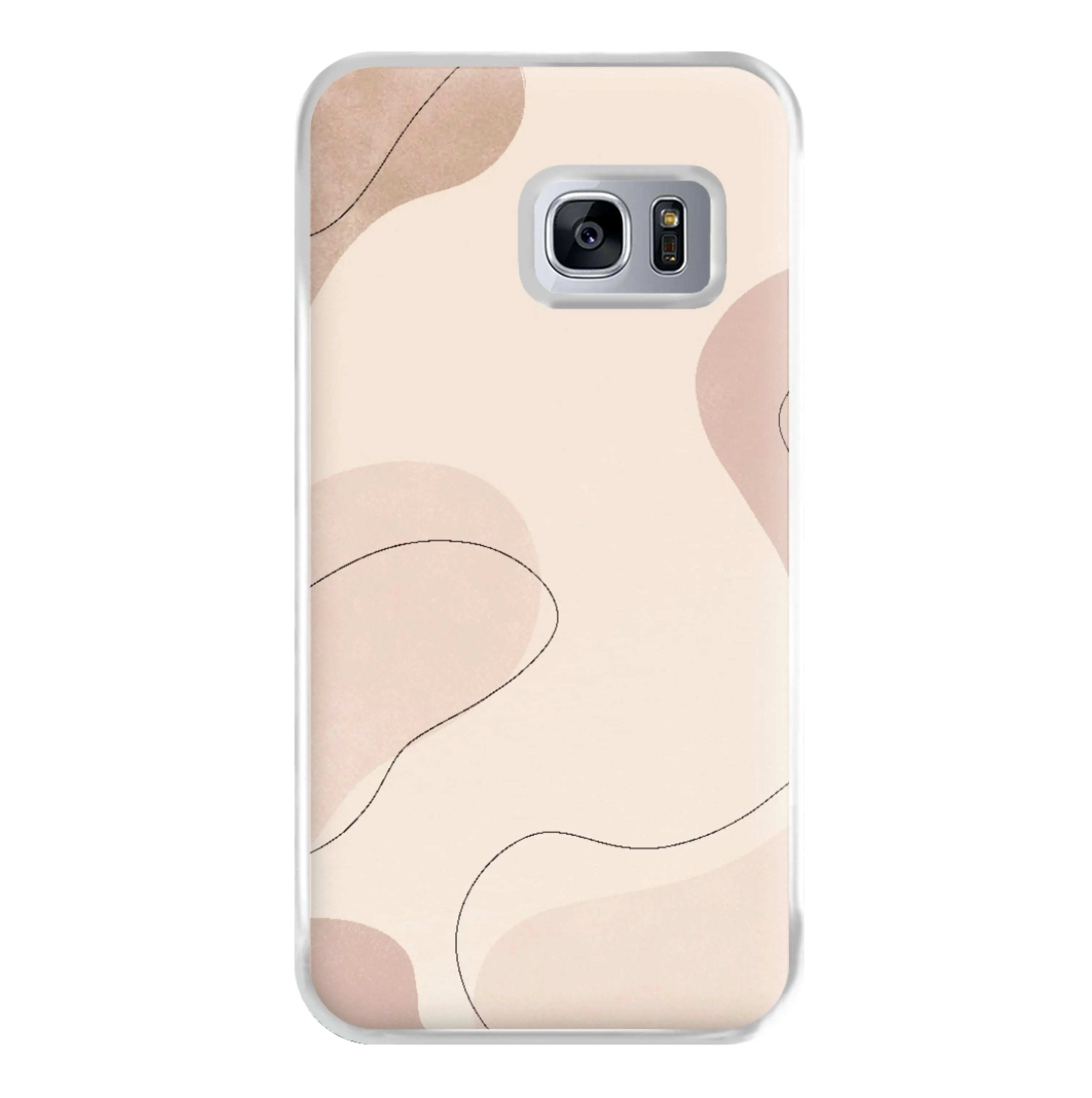 Abstract Beige Phone Case