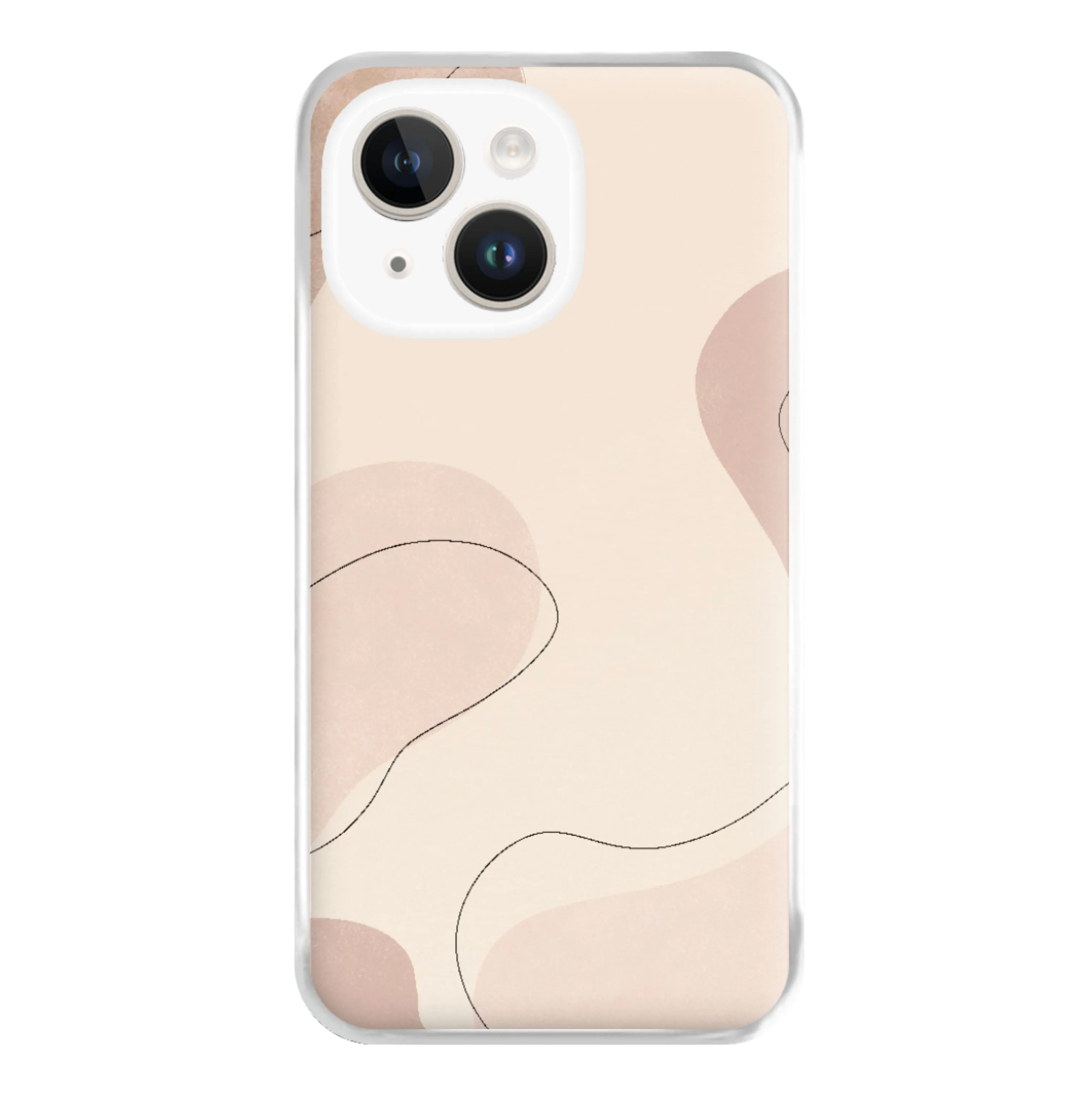 Abstract Beige Phone Case