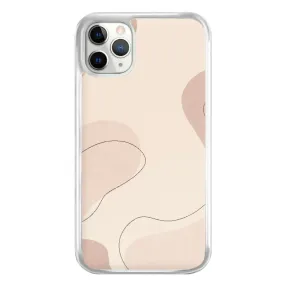 Abstract Beige Phone Case