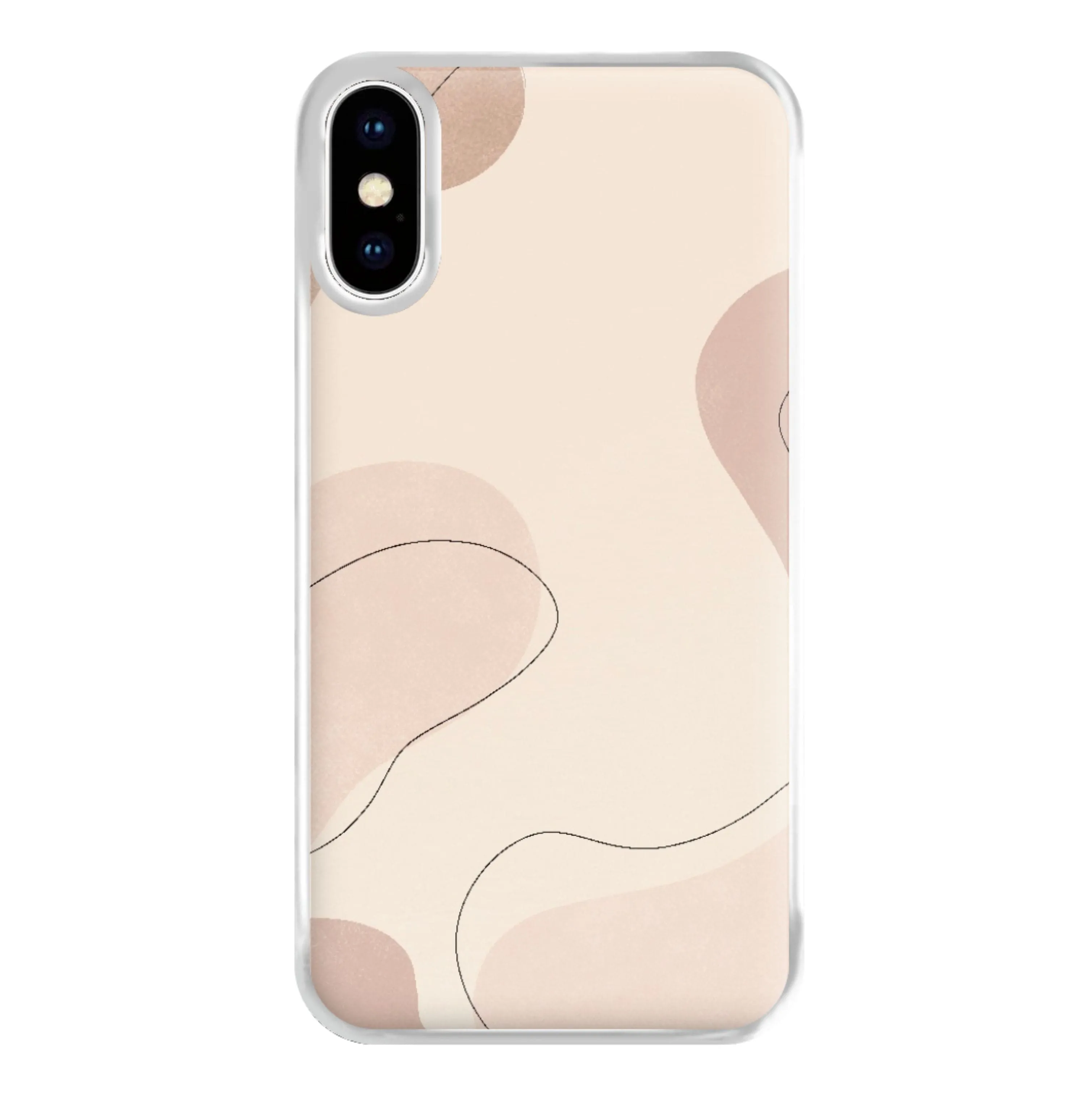 Abstract Beige Phone Case