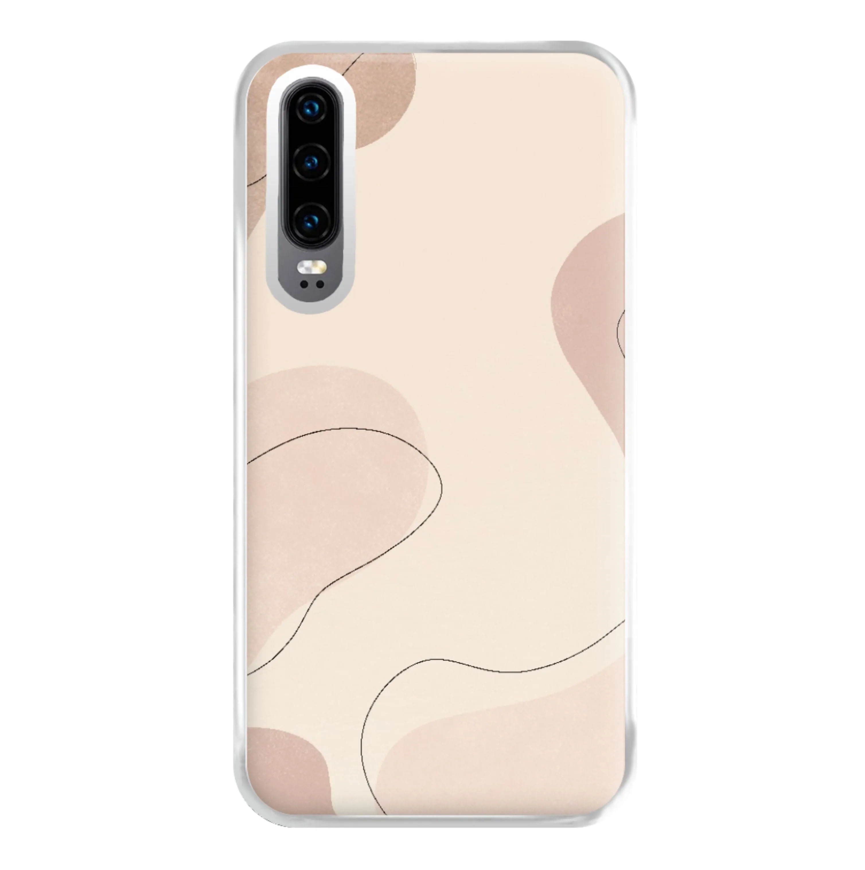 Abstract Beige Phone Case