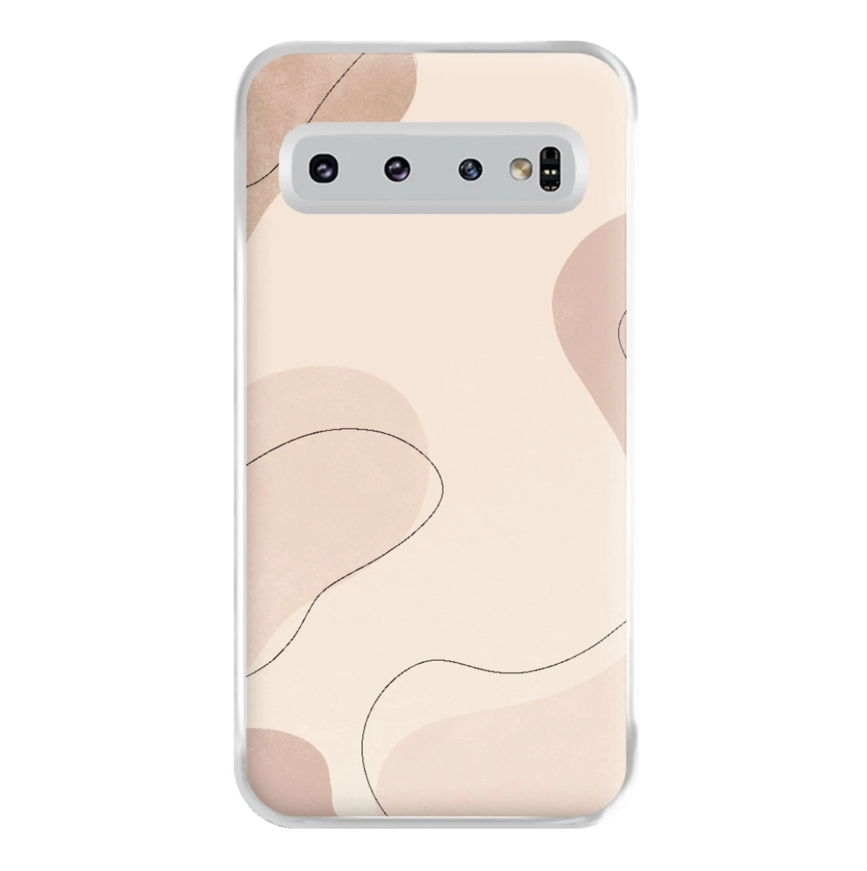 Abstract Beige Phone Case