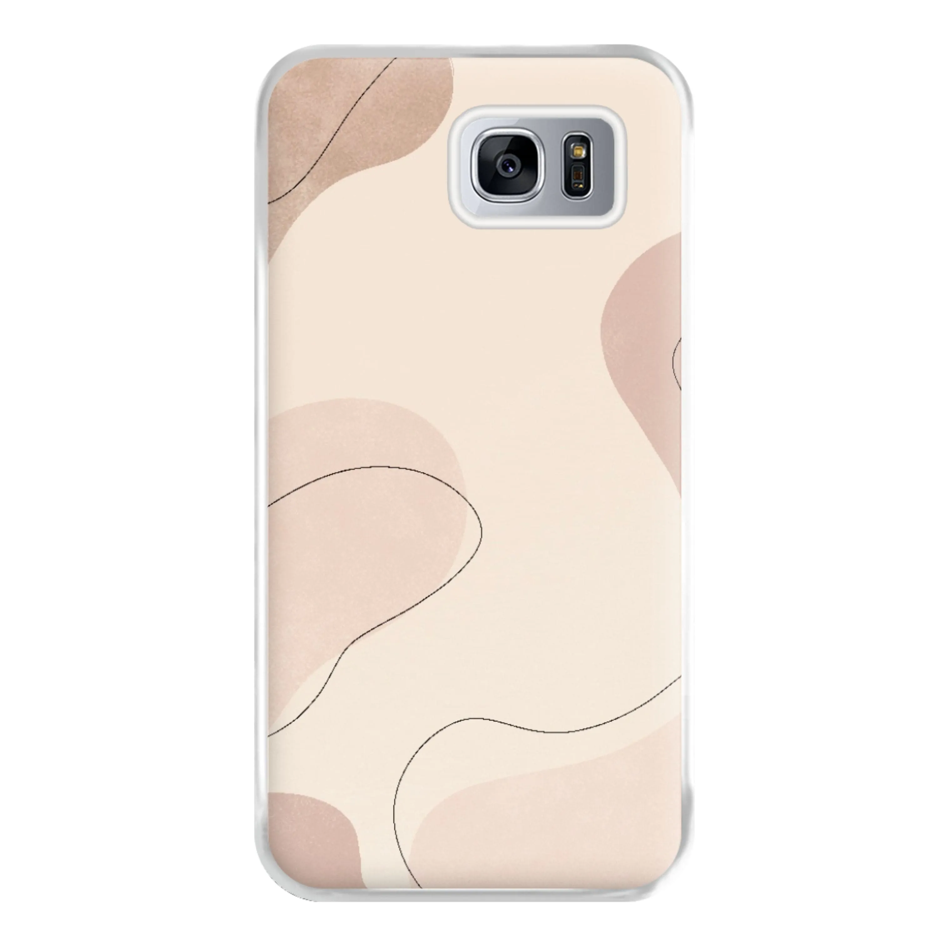 Abstract Beige Phone Case