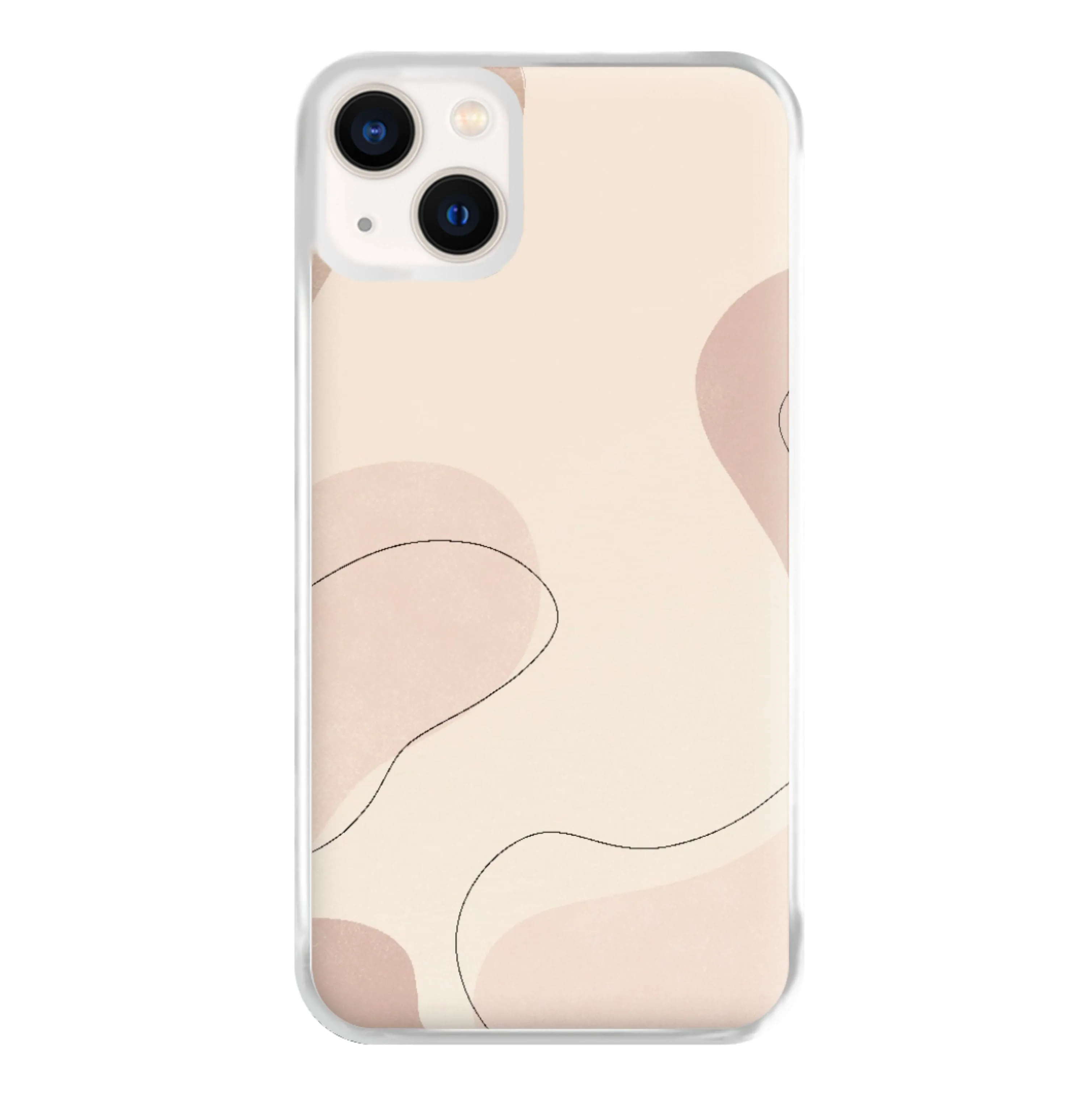 Abstract Beige Phone Case