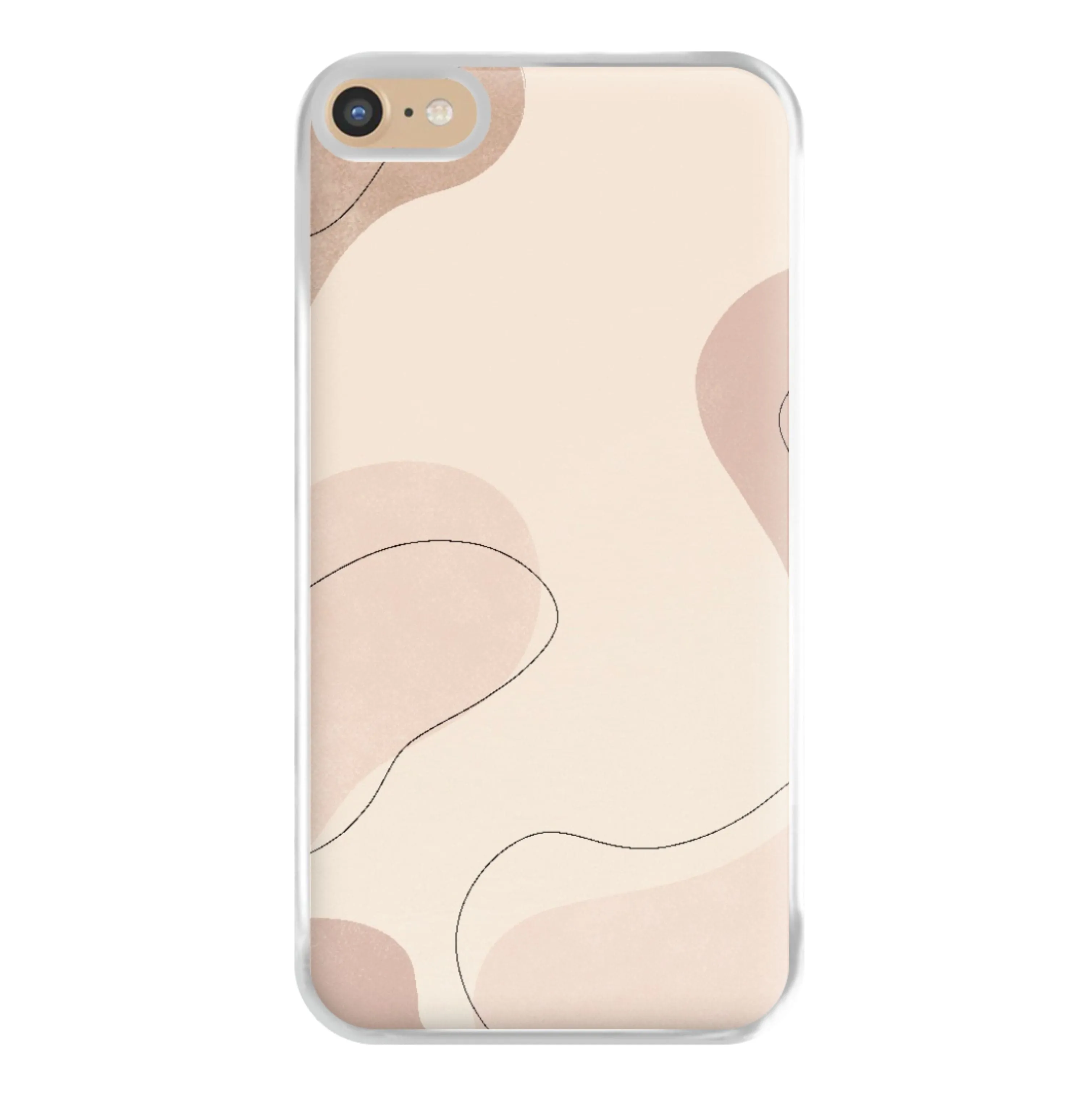 Abstract Beige Phone Case