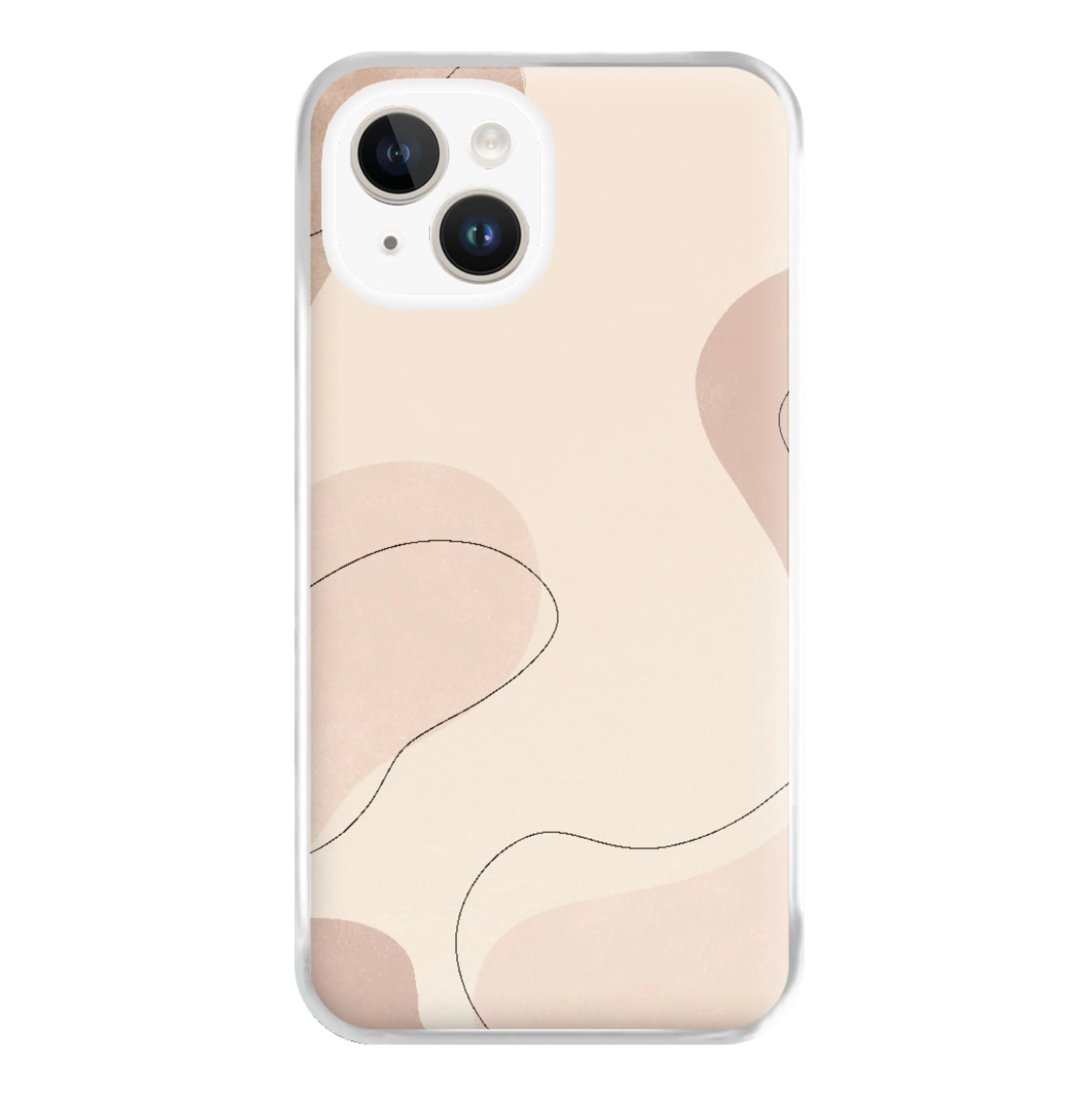 Abstract Beige Phone Case