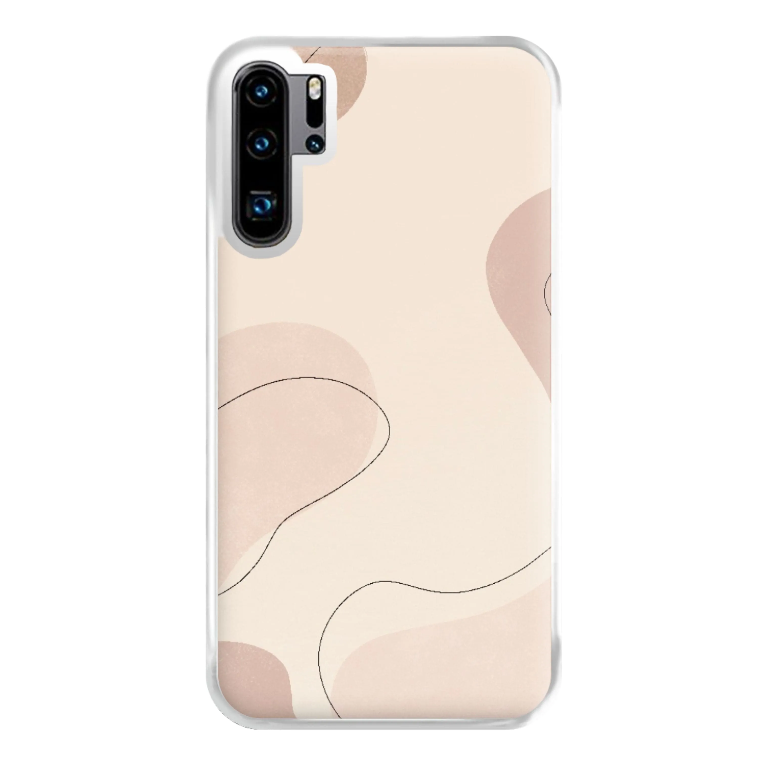 Abstract Beige Phone Case