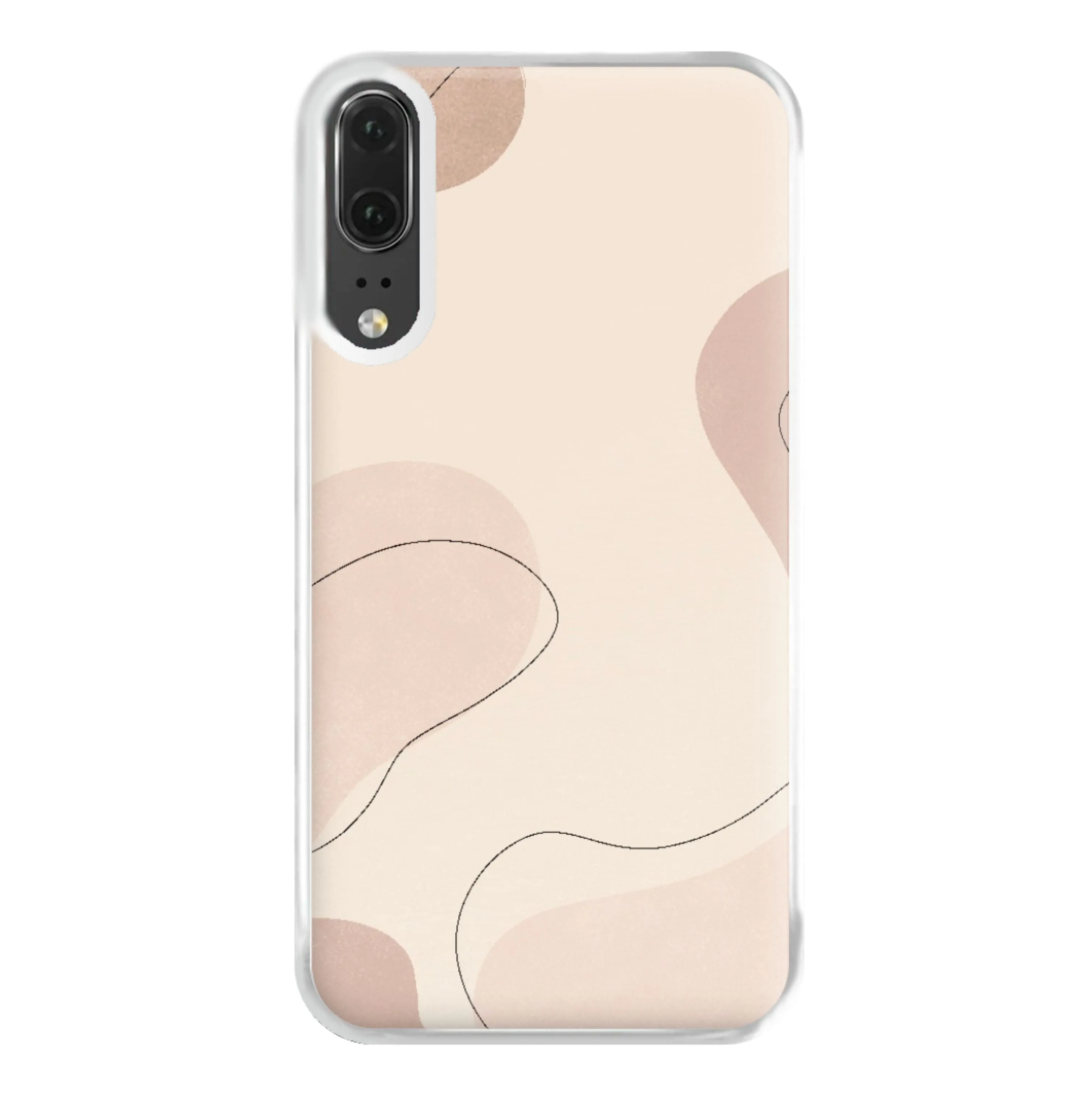 Abstract Beige Phone Case