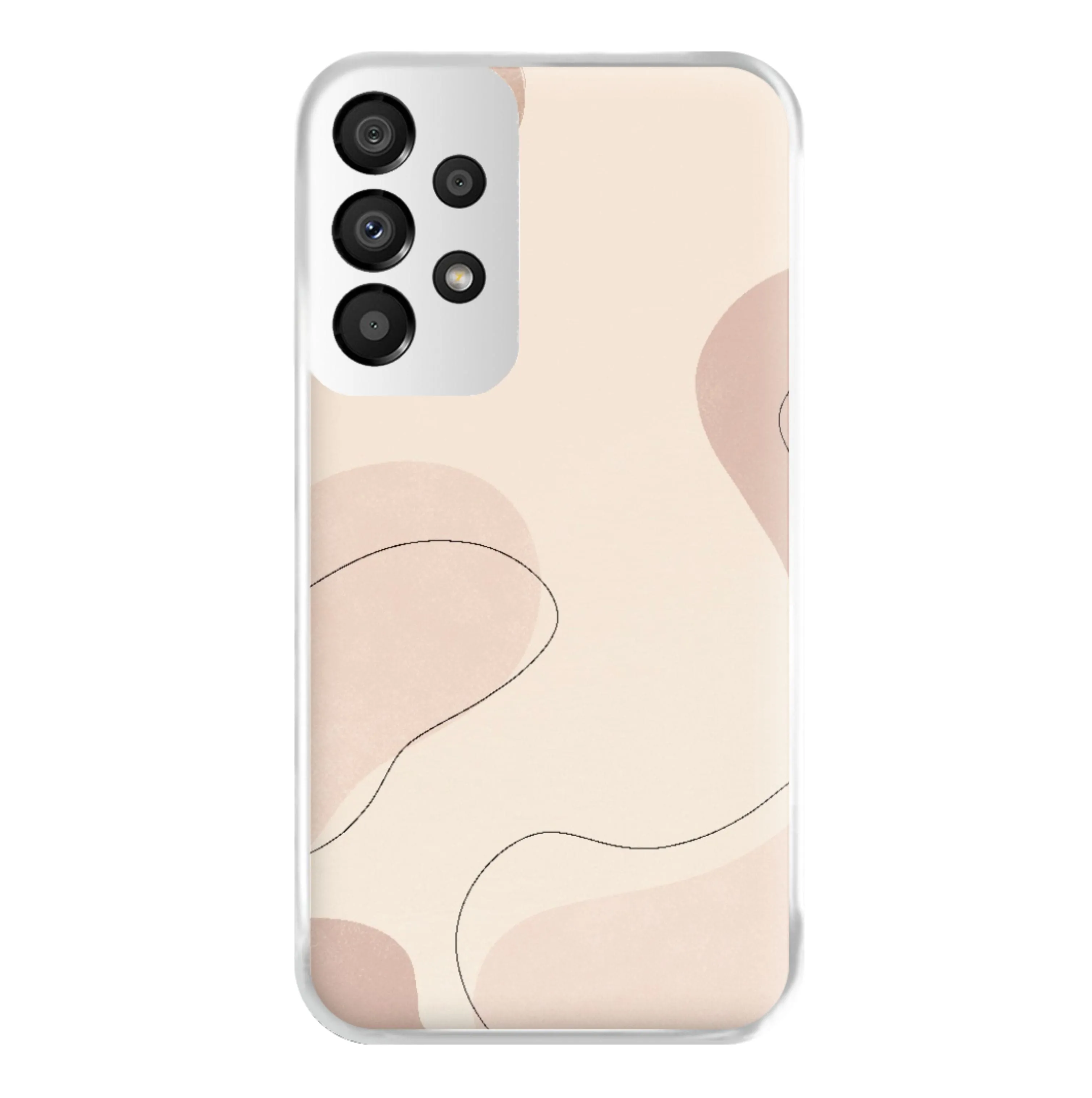 Abstract Beige Phone Case