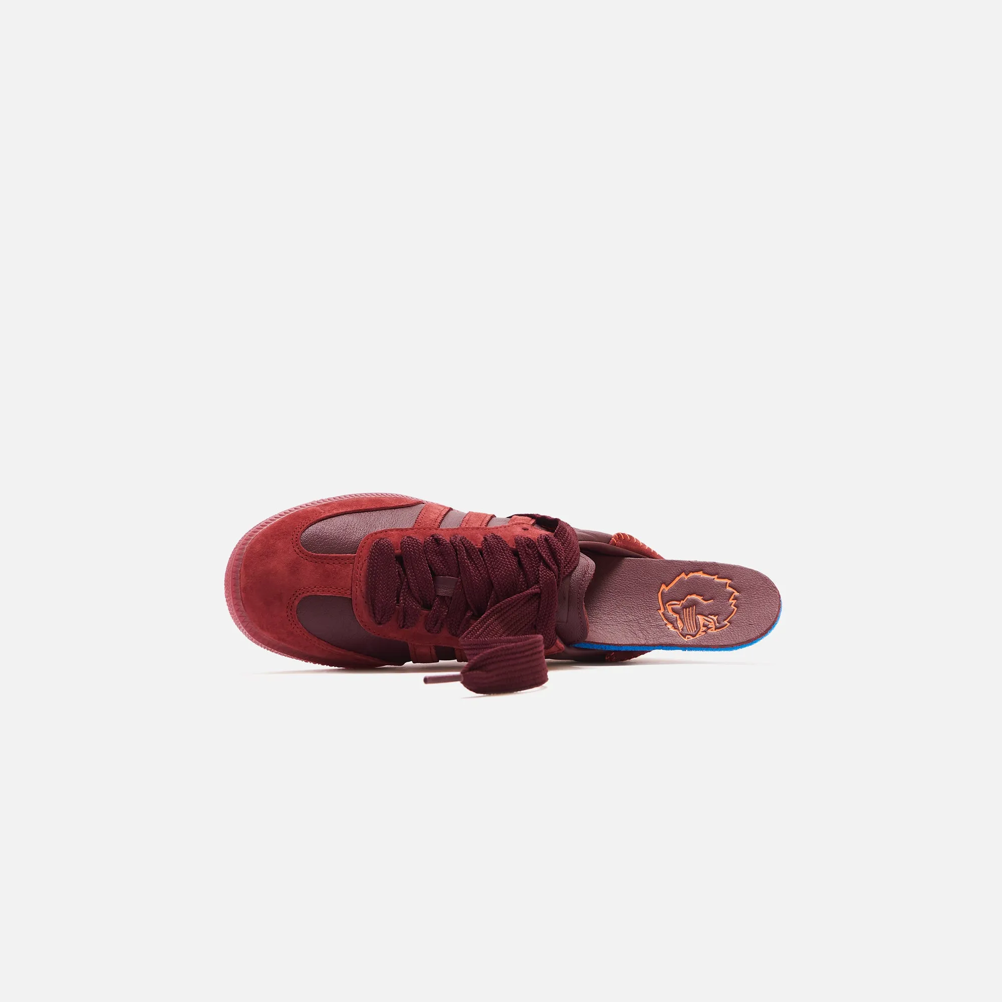 adidas Consortium x Jonah Hill Samba - Maroon / Noble Maroon / Ecru Tint