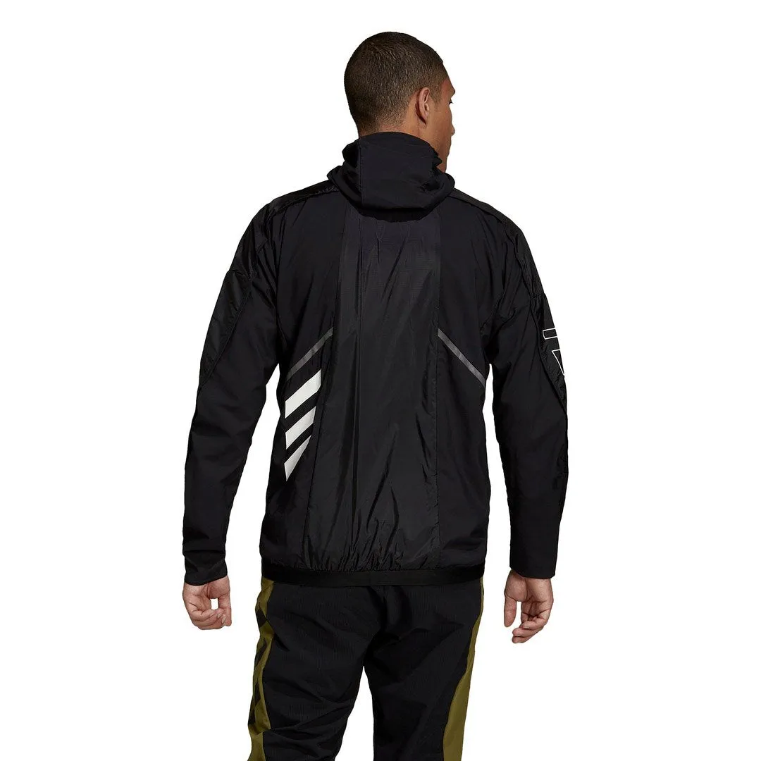 Adidas Outdoor Men Terrex Agravic Windweave Pro Octa Insulation Windbreaker Black GU3858