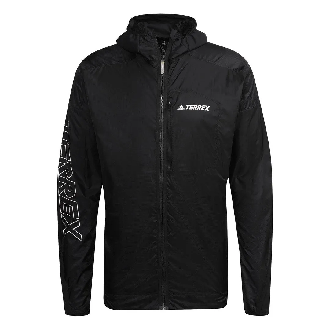 Adidas Outdoor Men Terrex Agravic Windweave Pro Octa Insulation Windbreaker Black GU3858