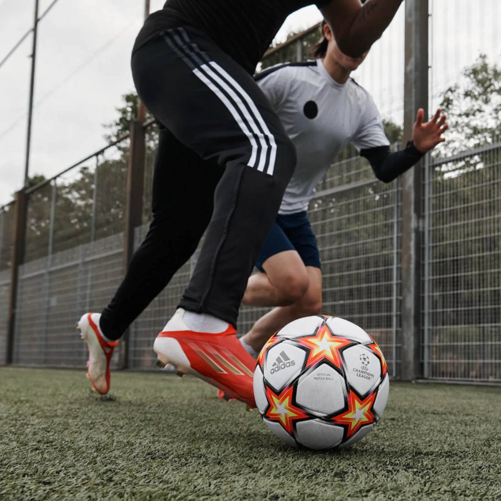 Adidas UCL Pro Pyrostorm Football White (Soccer Ball) Size 5 by Adidas