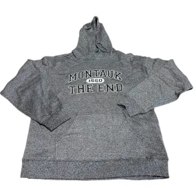 Adult Unisex Montauk The End 1660 TE/MAX Hooded Pullover in Black Heather