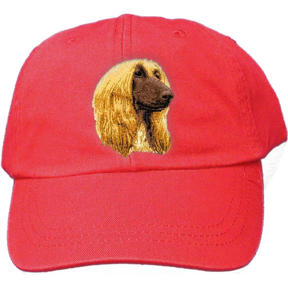 Afghan Hound Embroidered Baseball Cap