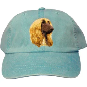 Afghan Hound Embroidered Baseball Cap