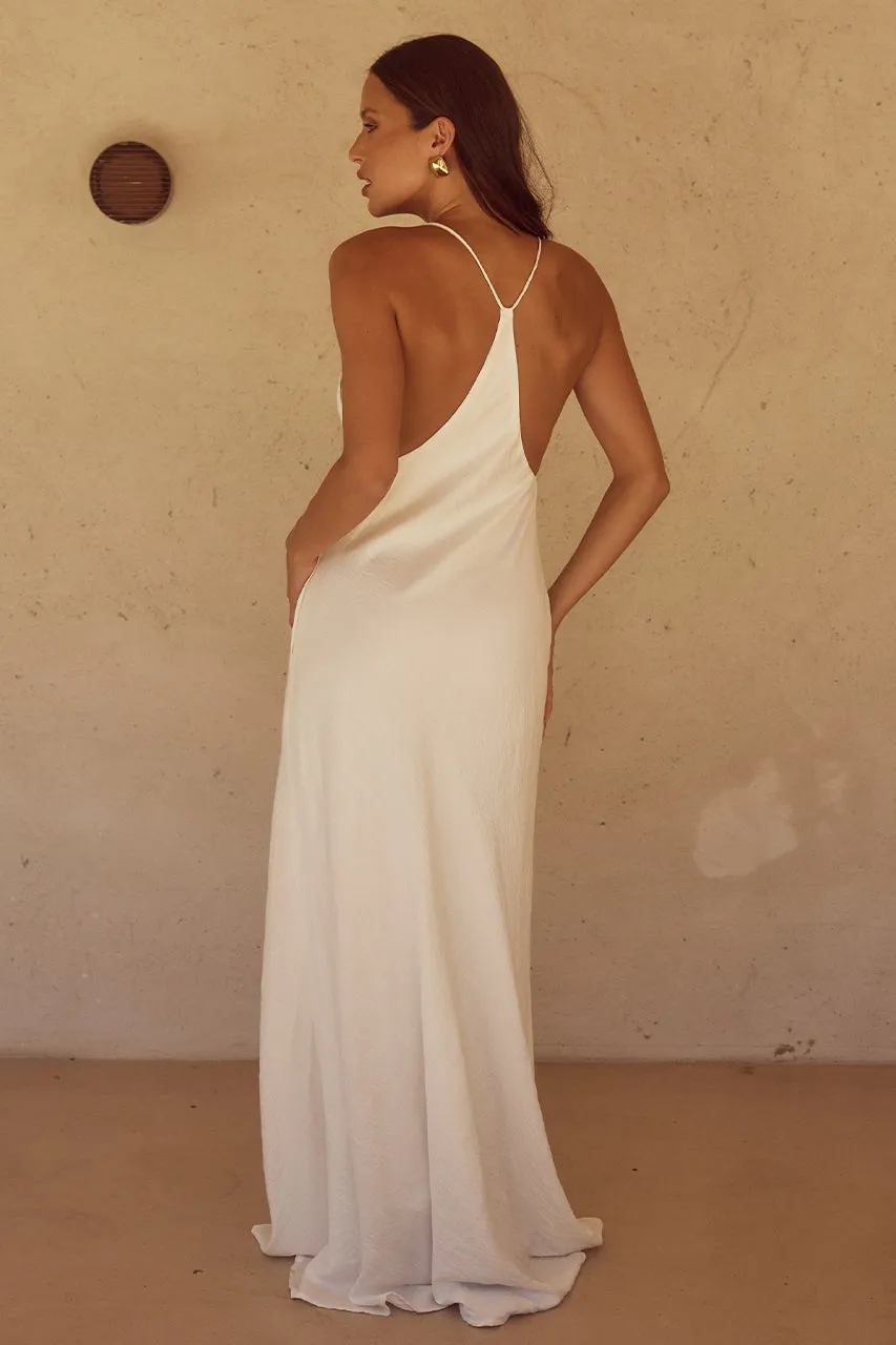 AIDANA MAXI DRESS - WHITE