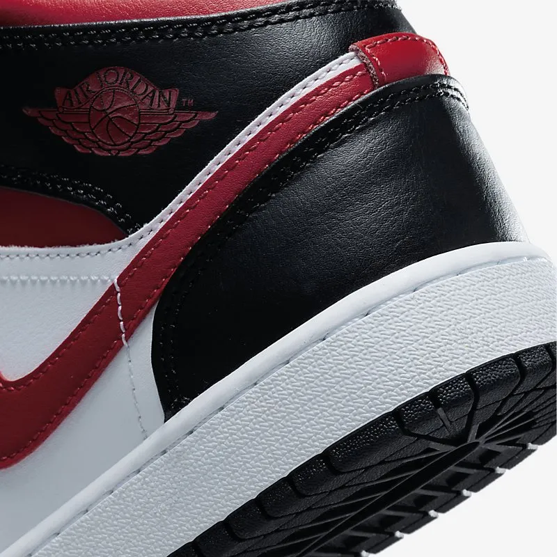 Air Jordan 1 Mid 'Bred Toe' (GS)