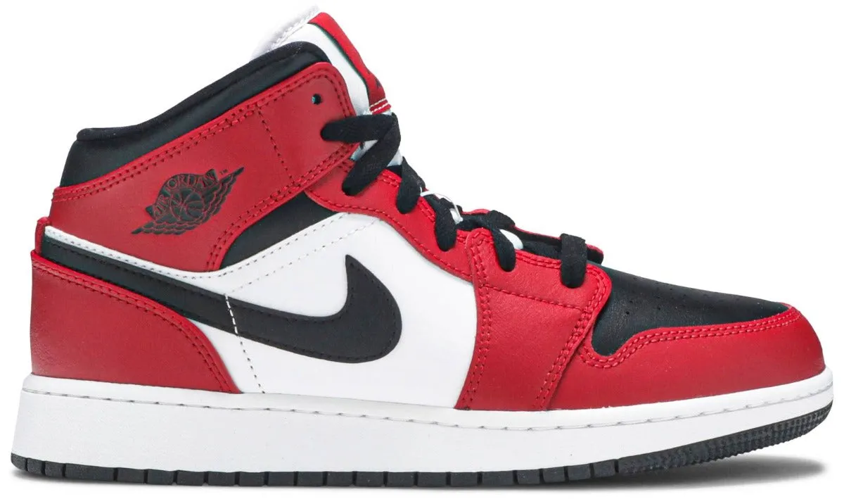 Air Jordan 1 Mid 'Chicago Black Toe' (GS)