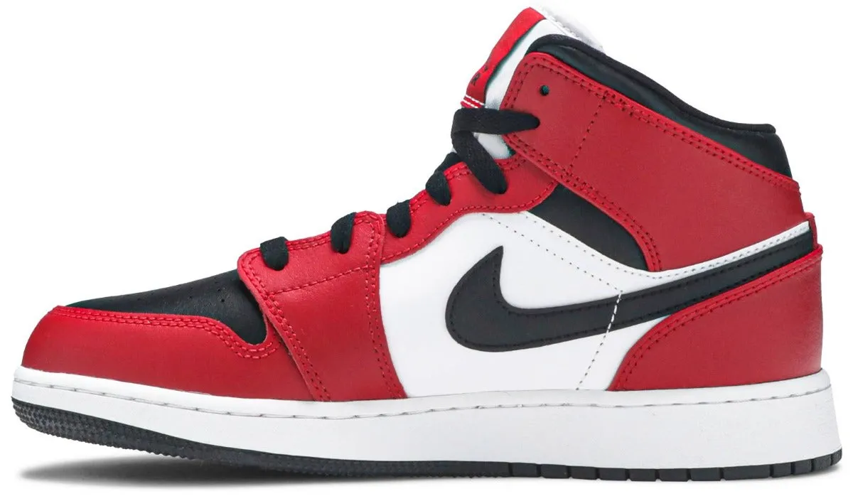 Air Jordan 1 Mid 'Chicago Black Toe' (GS)