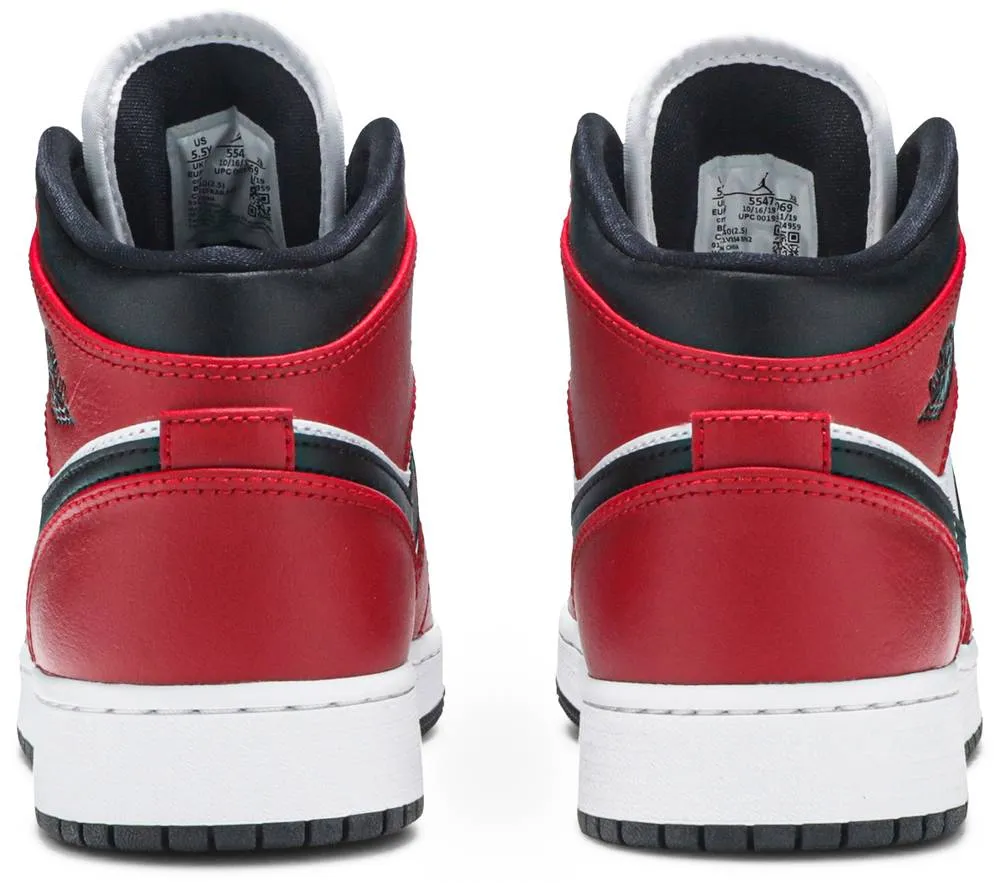 Air Jordan 1 Mid 'Chicago Black Toe' (GS)