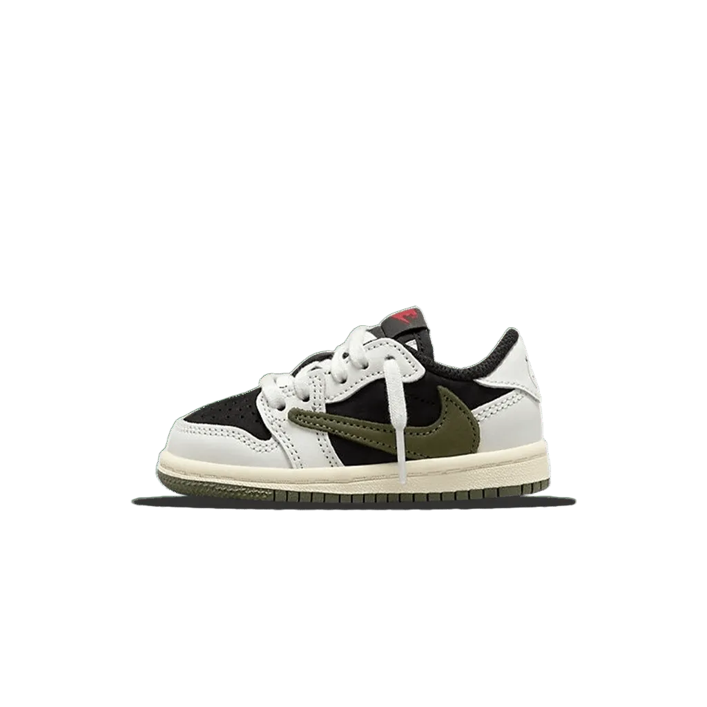 Air Jordan 1 Retro Low OG SP 'Travis Scott Olive' Infants & Kids