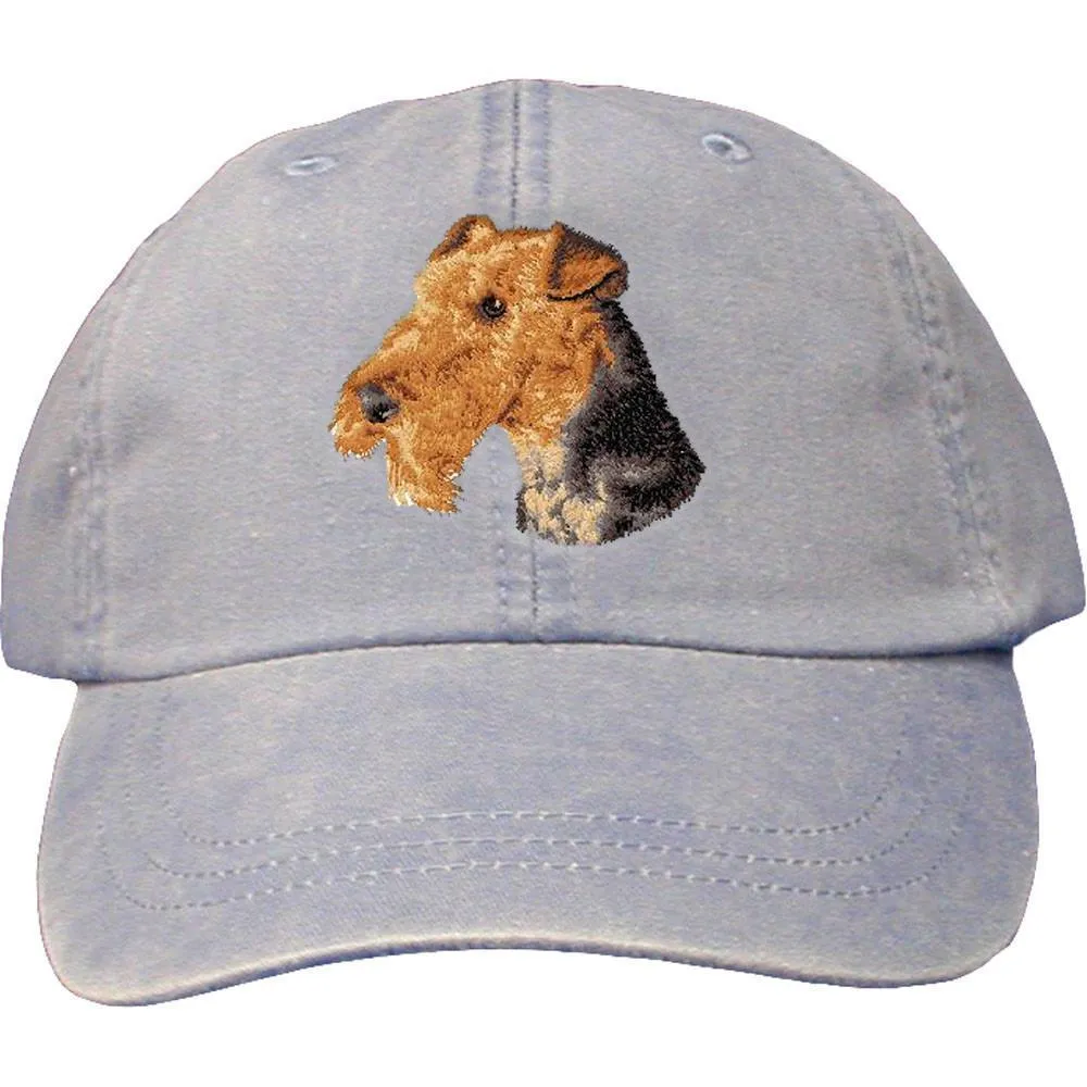 Airedale Terrier Embroidered Baseball Cap