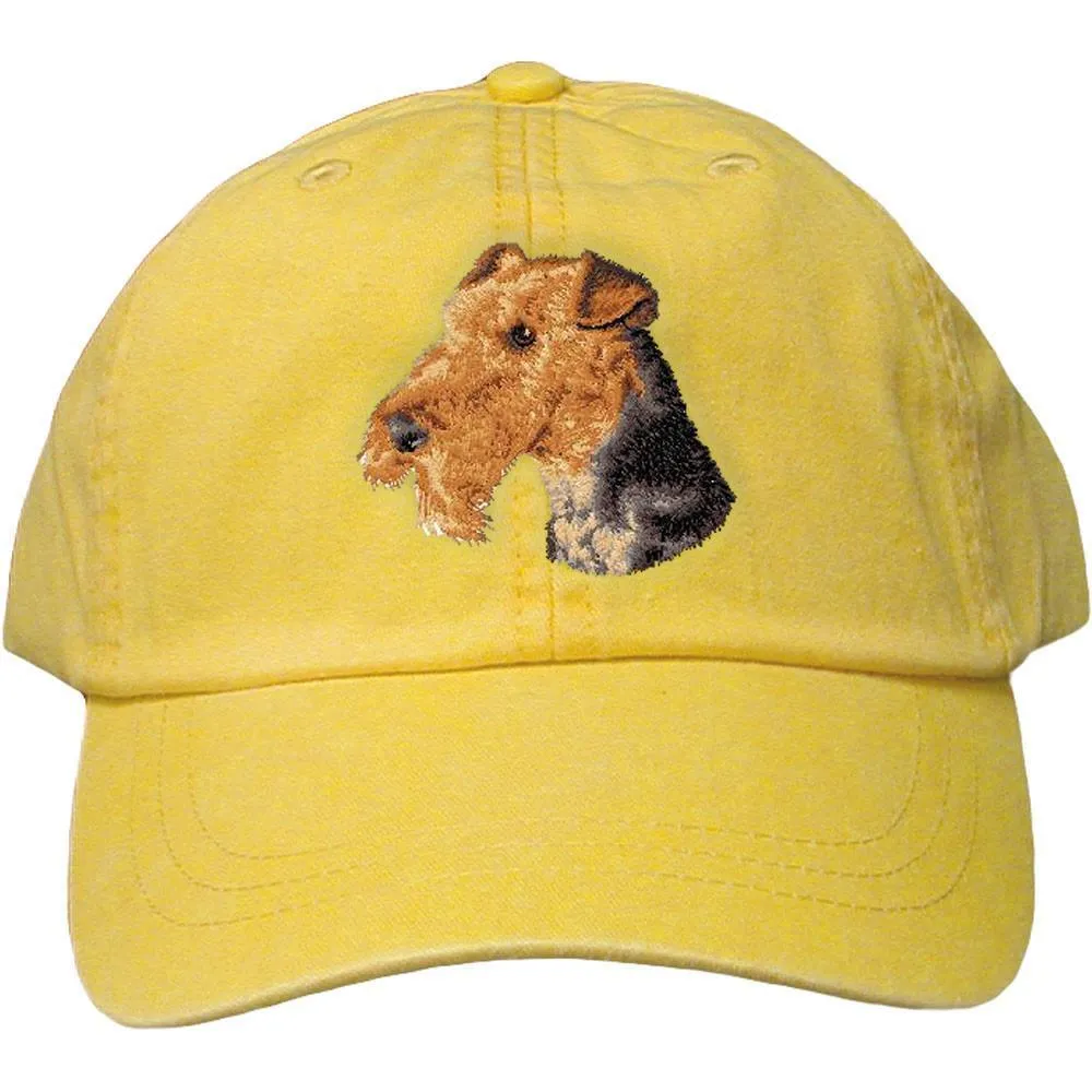 Airedale Terrier Embroidered Baseball Cap