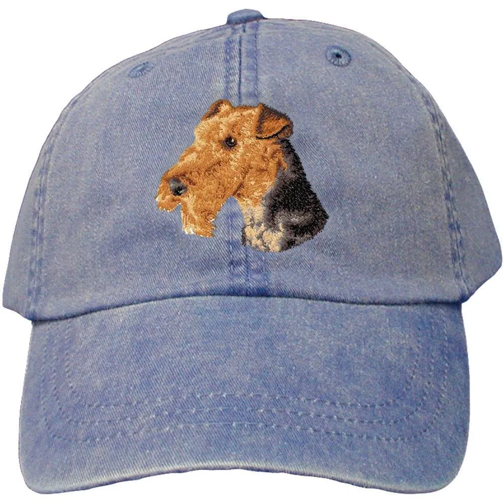 Airedale Terrier Embroidered Baseball Cap