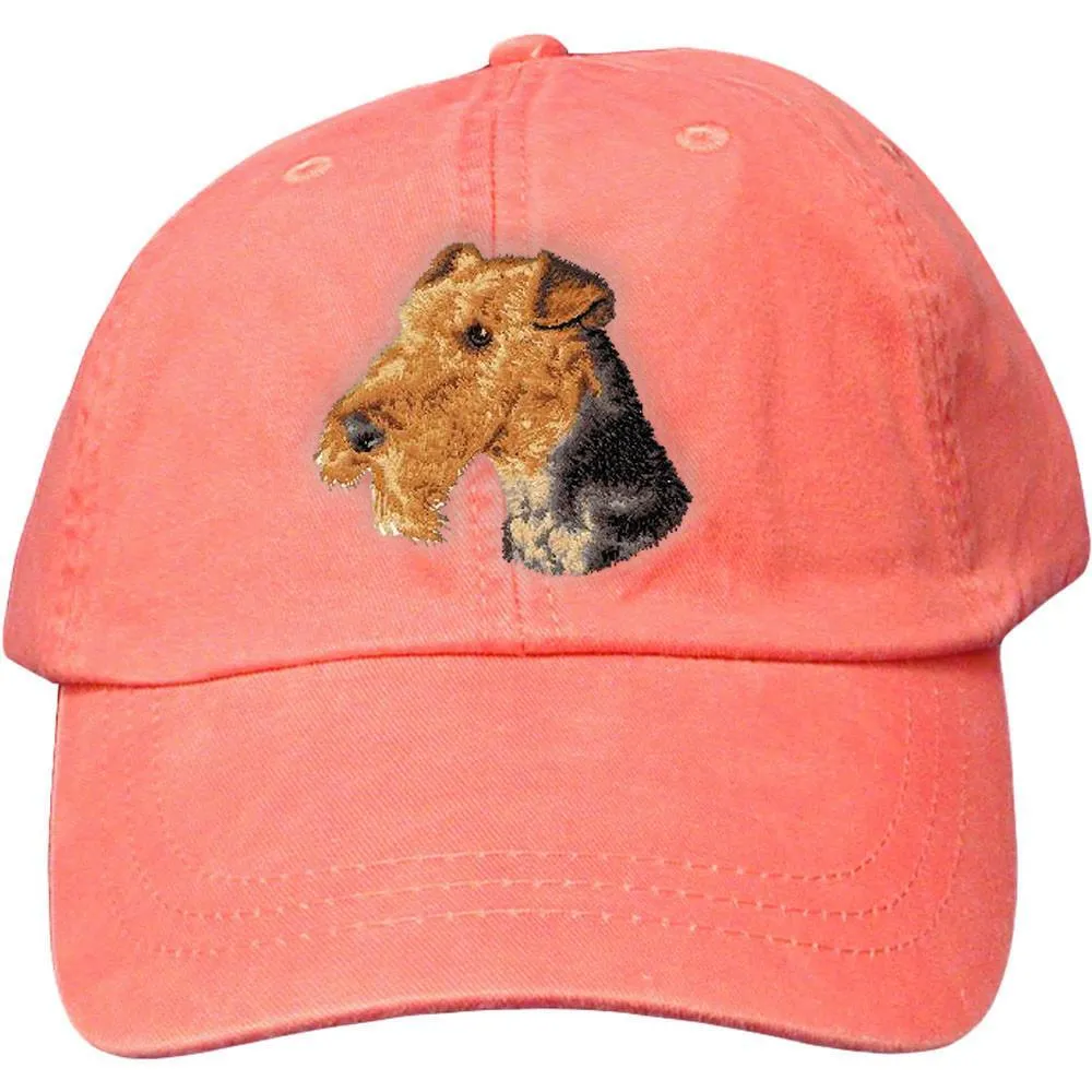 Airedale Terrier Embroidered Baseball Cap