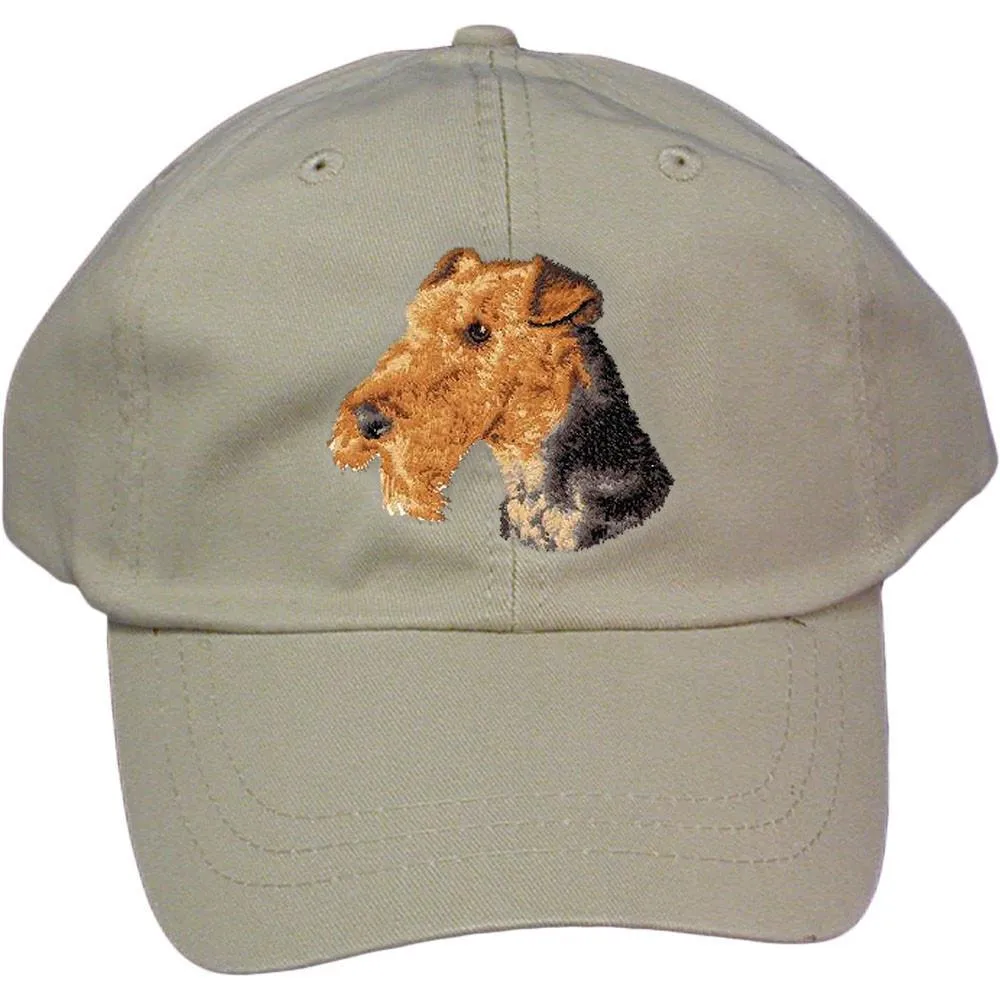 Airedale Terrier Embroidered Baseball Cap