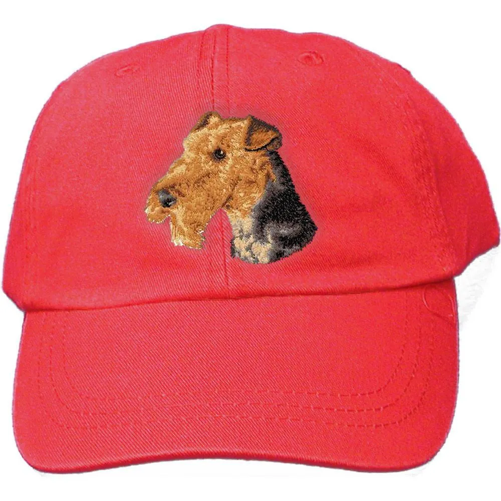 Airedale Terrier Embroidered Baseball Cap