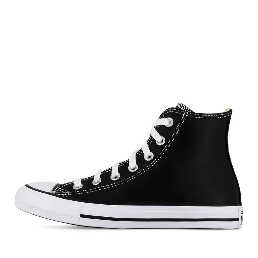 ALL STAR HI LEATHER - BLACK