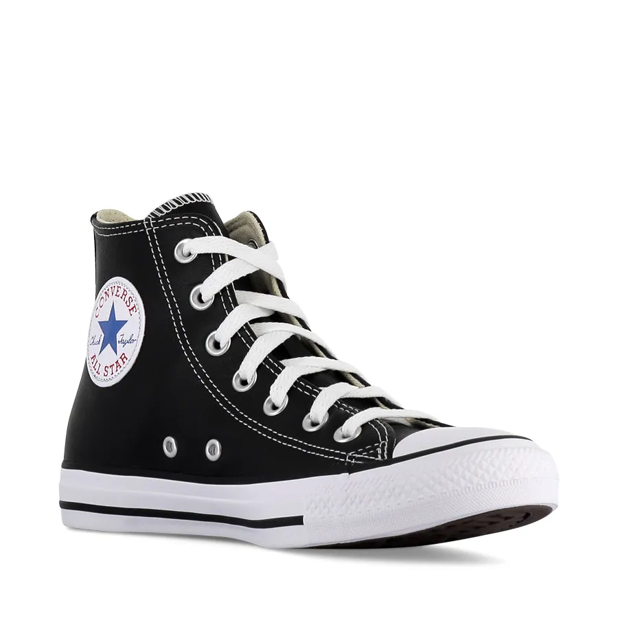 ALL STAR HI LEATHER - BLACK