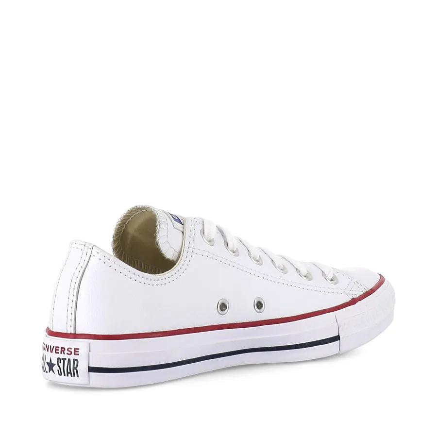 ALL STAR LOW LEATHER - WHITE