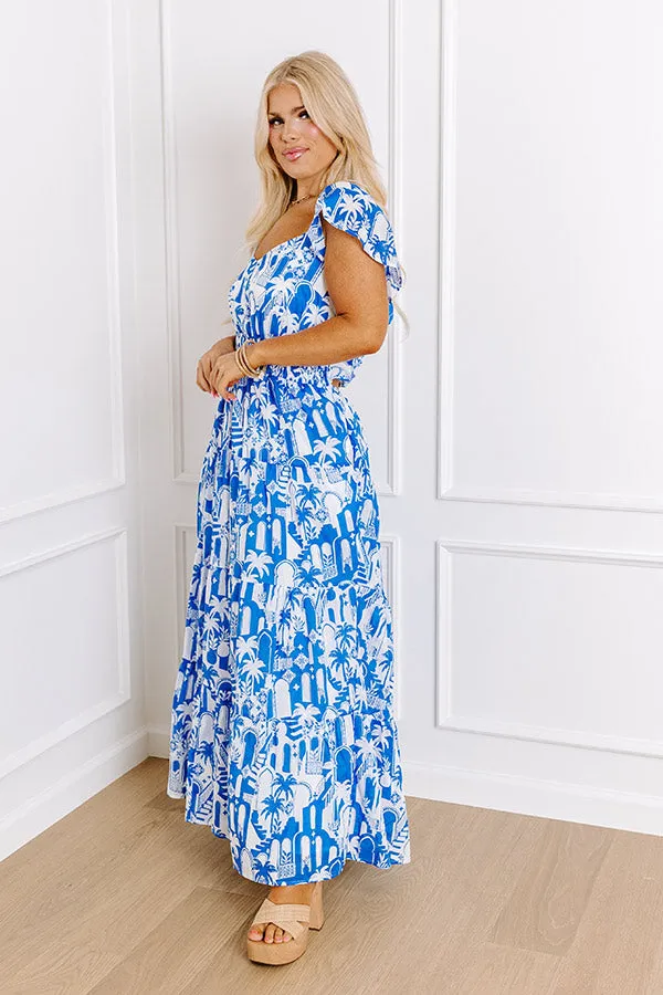 Amalfi Coast Cruising Maxi Dress Curves