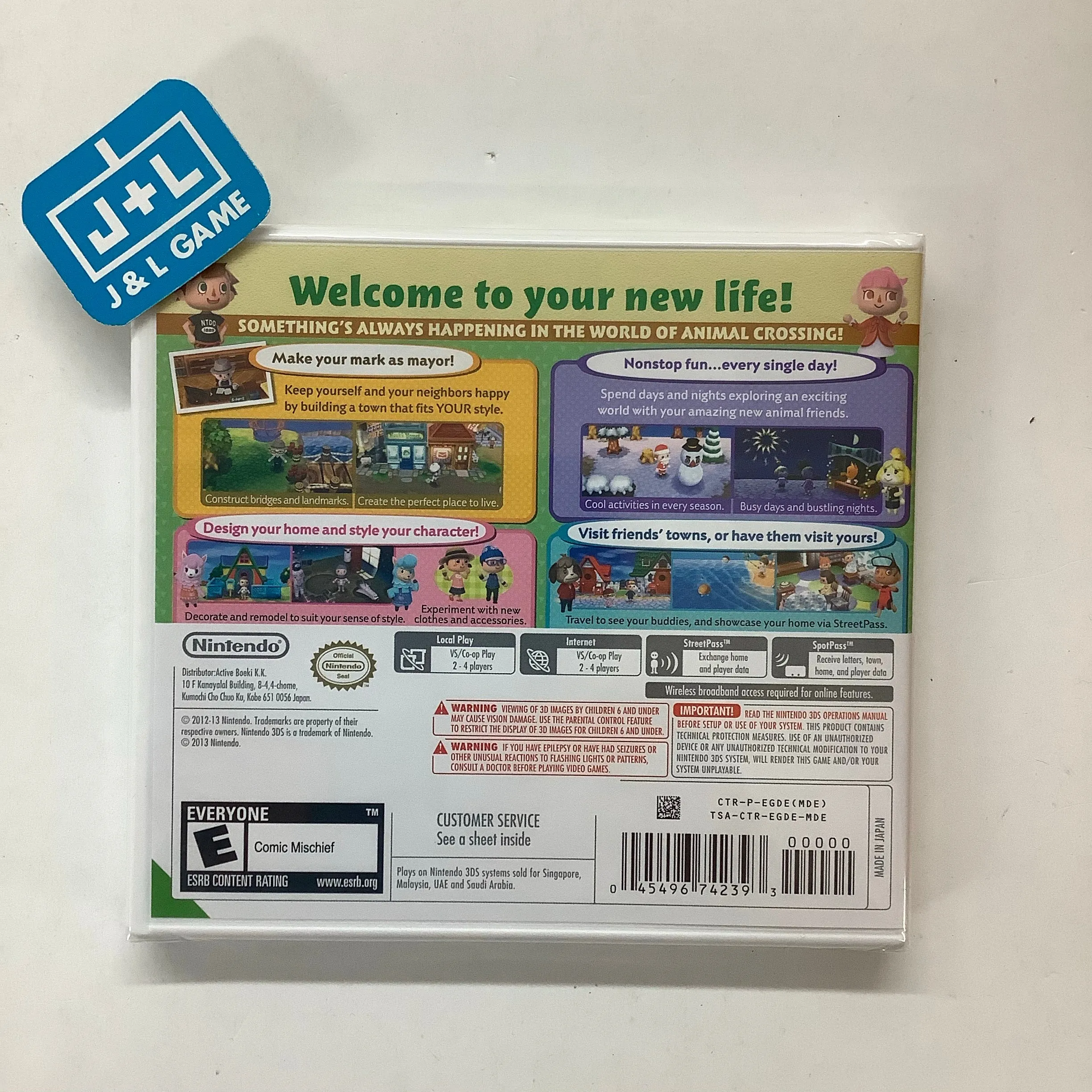 Animal Crossing New Leaf - Nintendo 3DS (World Edition)