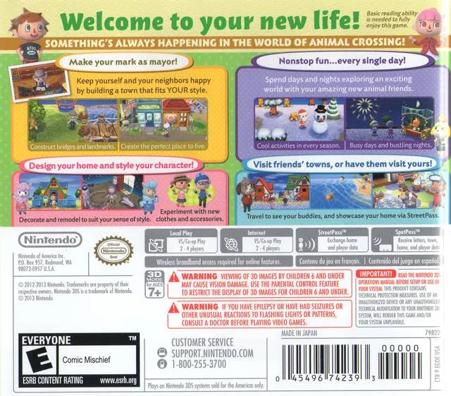 Animal Crossing New Leaf - Nintendo 3DS (World Edition)