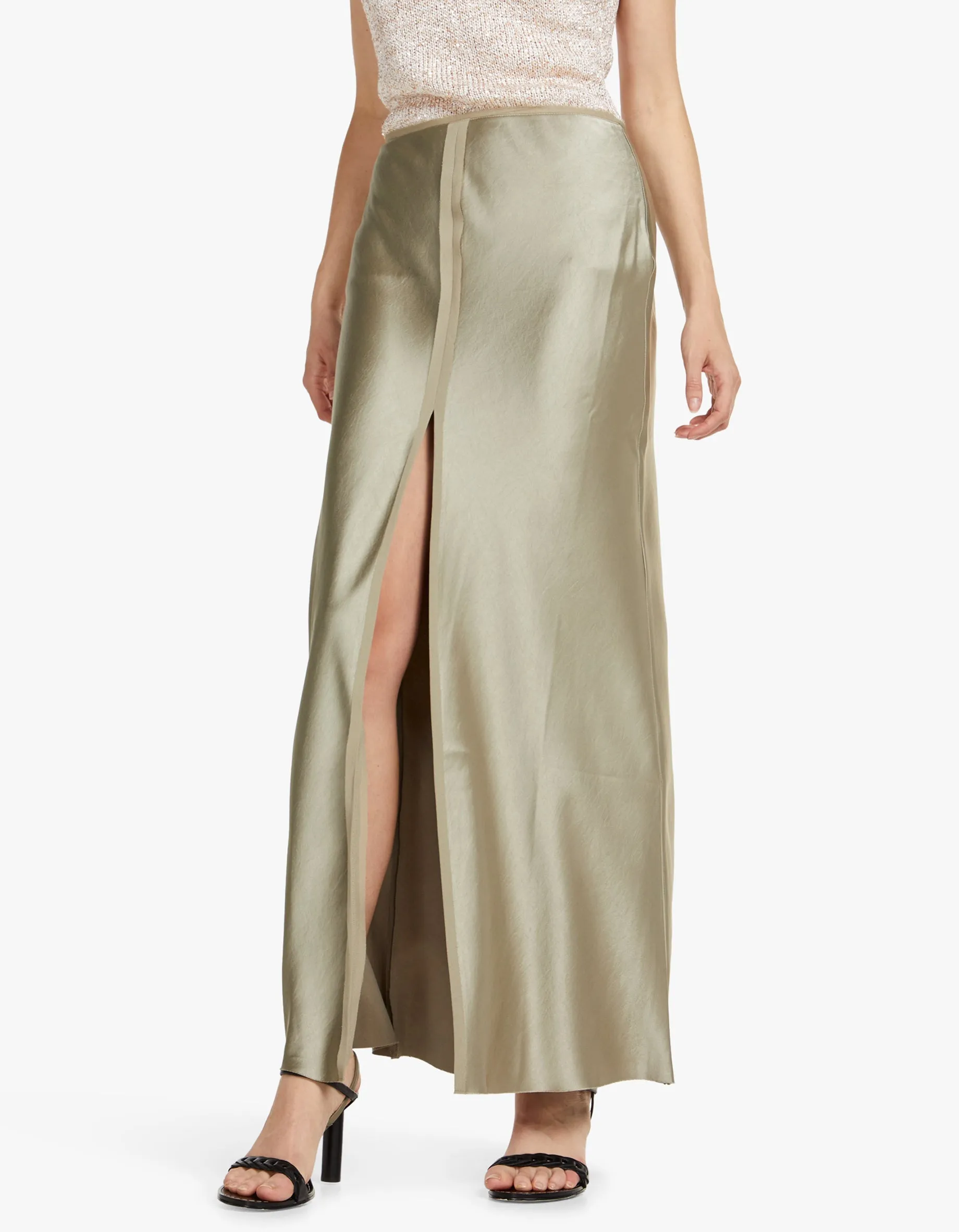 Anniston Maxi Skirt - Olive