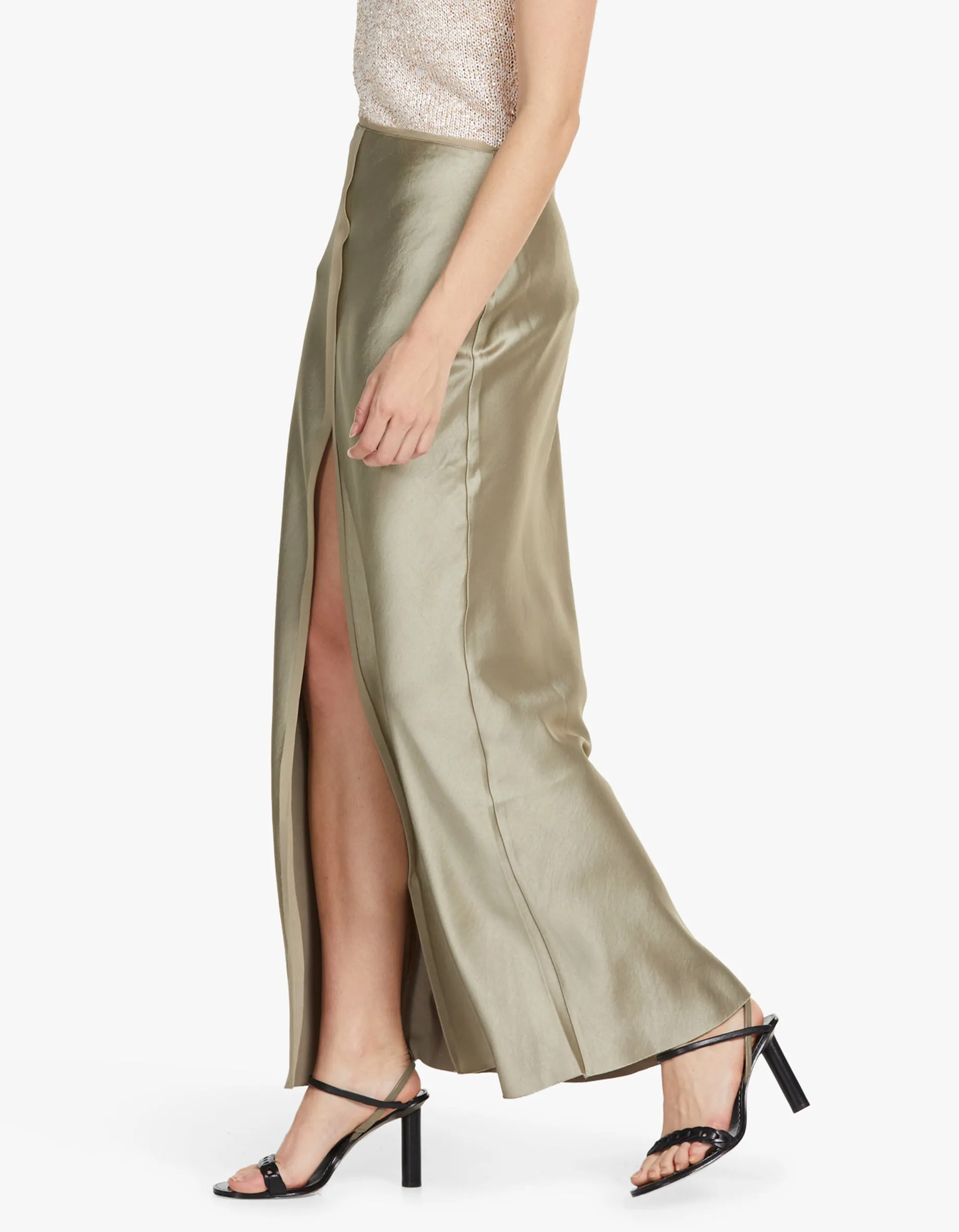 Anniston Maxi Skirt - Olive