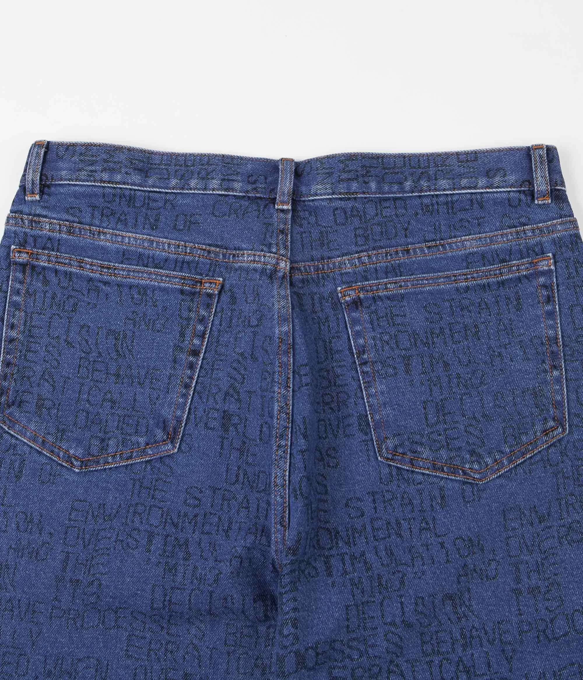 A.P.C. x Brain Dead Crypt Jeans - Blue