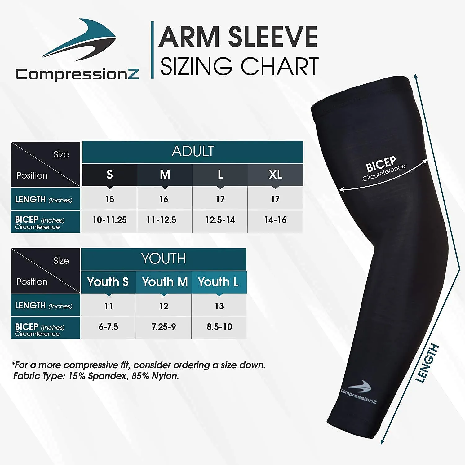 Arm Sleeve (Single) - White