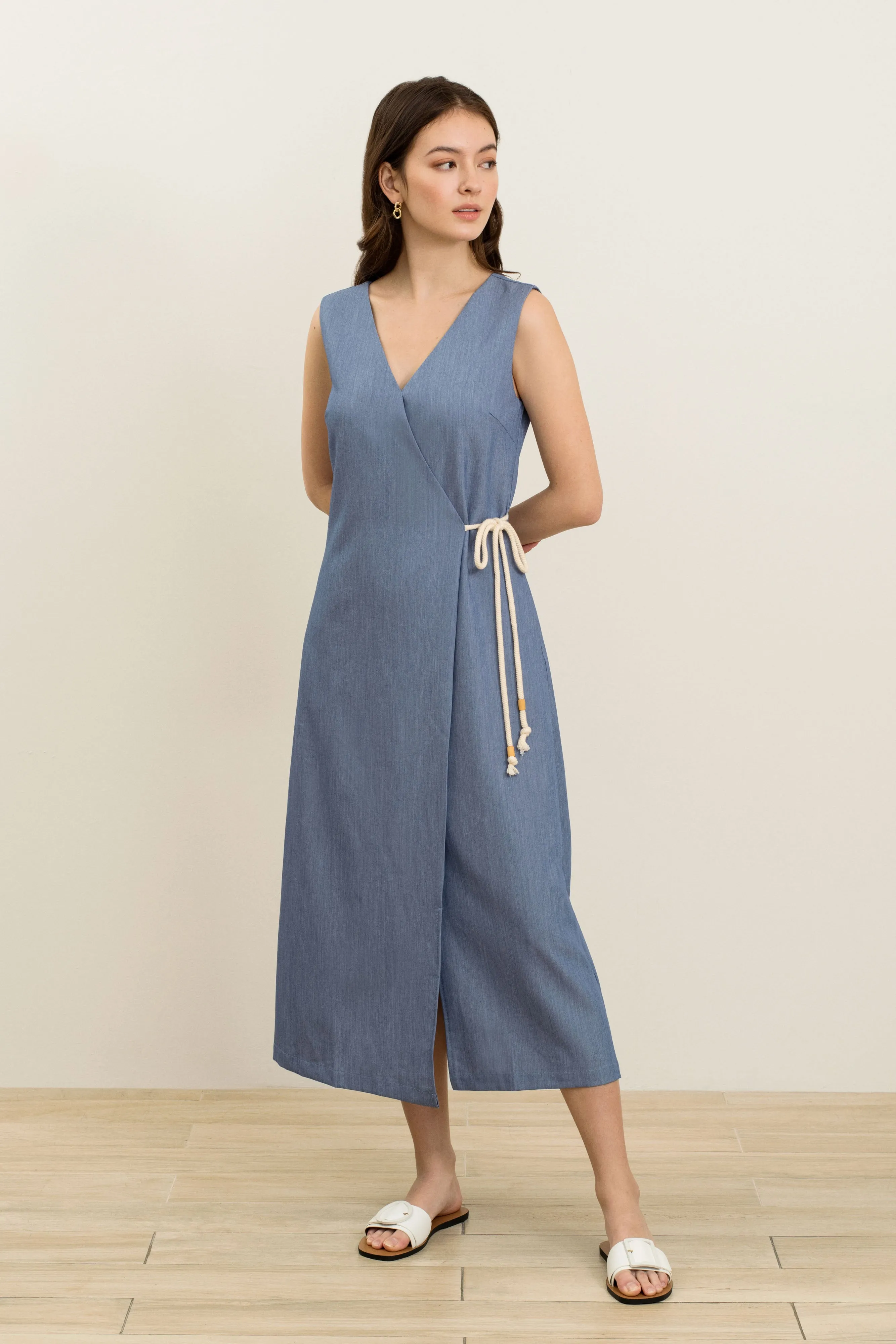 Azula Sleeveless Wrap Dress