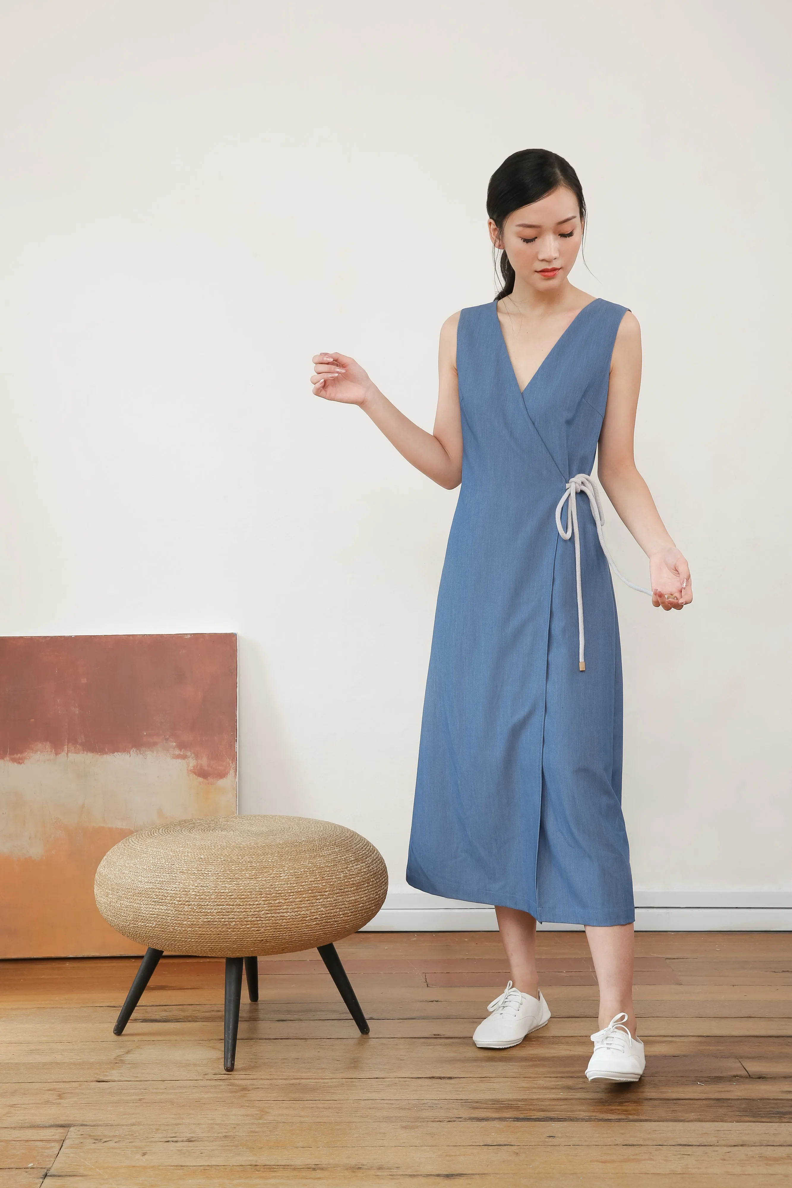 Azula Sleeveless Wrap Dress