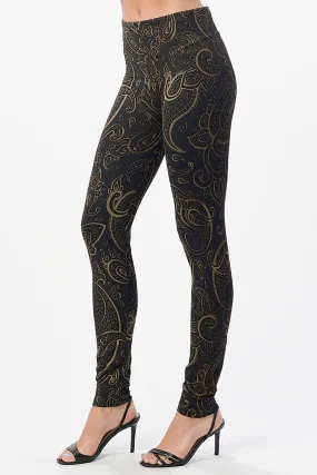 B4292CD High Waist Full Length Legging