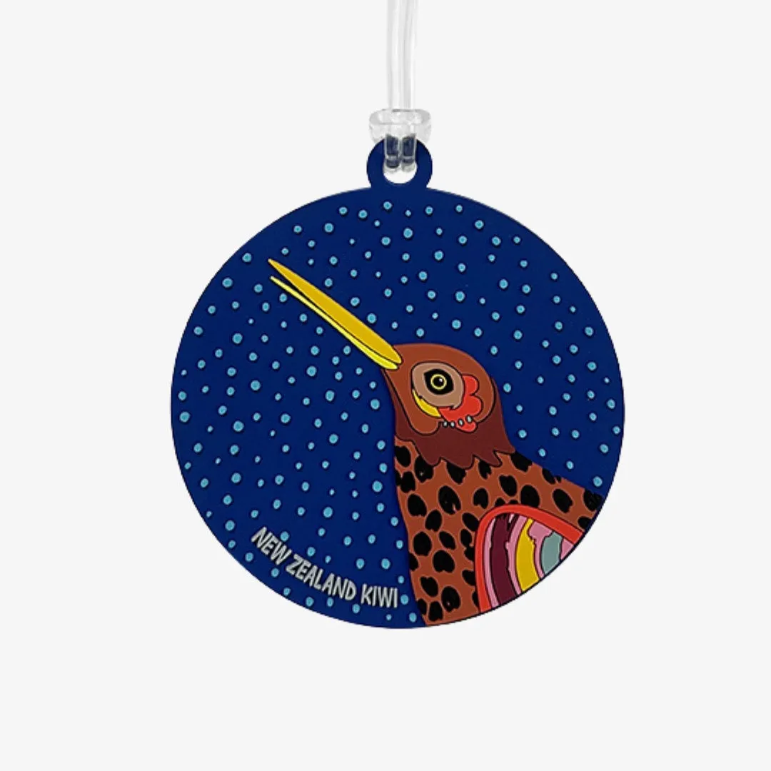 Bag Tag - Bold and Bright Kiwi