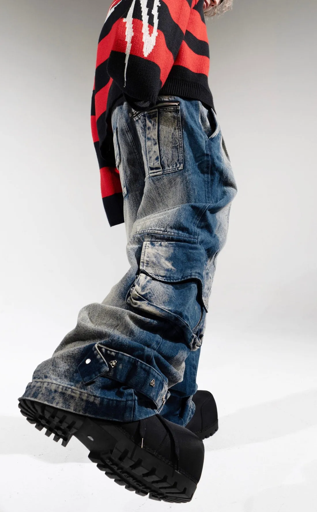 Baggy Denim QUIROZ 2044® Washed Blue